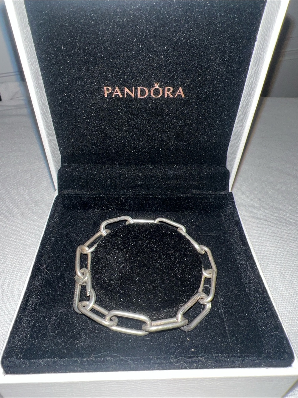 Pandora Silver Link Bracelet – Chunky Chain Design